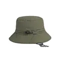 Cappello da sole impermeabile verde scuro ad asciugatura rapida con coulisse regolabile - Taglia Unica(Regolabile) / Verde Militare
