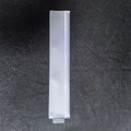 Long transparent EVA moisture-proof zip lock storage bag for bracelets and jewelry - 28*5cm Frosted Horizontal