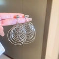 43# Steel Pin - Silver Circle Layers