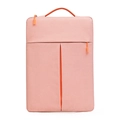Funda rosa para portátil con asas naranjas y acabado mate antichoque de oficina - 11/12 Pulgadas / Rosa