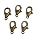 Fermoir homard en bronze antique pour la création de bijoux DIY et porte-clés artisanaux - 23mm / Bronze