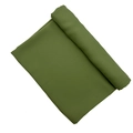 Army green satin chiffon pleated scarf with a soft smooth texture and elegant drape - 180*70cm / Army Green (11#)