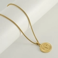 18k vergulde Ram sterrenbeeld ketting met een verfijnde box chain voor dames sieraad - Ram