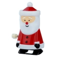 Wind-up Santa Claus walking toy in red and white plastic for Christmas gifts - Wind-up Short Fat Santa