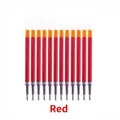 Set of 12 red 0.5mm gel pen ink refills for office and school stationery supplies - Gel Pen Refill - Red / 0.5mm