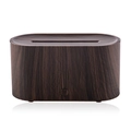 Dark wood grain ultrasonic aromatherapy diffuser and humidifier for home and office - Dark Wood Grain