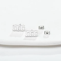 Gothic 666 Engel-Nummer Ohrstecker aus silbernem Edelstahl für Damen im Set - 666 Stahl