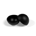Stampo per palline di ghiaccio in silicone nero alimentare FDA con coperchio - 45mm Sfera di Ghiaccio / Cavità Singola / Nero