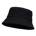 Classico cappello da sole nero con rete traspirante e tesa larga per l'estate - Nero