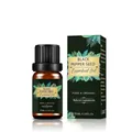 Organic black pepper essential oil in 10ml amber bottle with green packaging box - Black Pepper Oil