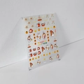 Self-adhesive 5D nail sticker KX312 with cartoon rabbits and Chinese New Year motifs - KX312-New Relief
