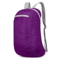 Faltbarer lila Outdoor-Rucksack aus leichtem, wasserdichtem Ripstop-Gewebe - Lila