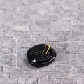 Miniature noire et dorée pour paysage de maison de poupée, accessoire décoratif 2,4cm - Pierre à encre