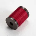 Red 0.4mm round waxed thread spool for hand sewing and leather crafting projects - 0.4mm/110m / #14 True Red