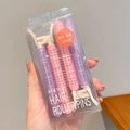 Pink and purple volumizing hair roller clips set for boosting hair roots and bangs - Purple + Pink (2-Piece Set)