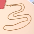 Golden metal snake chain strap with lobster clasp for crossbody mobile phone case - 4.2mm Snake Chain Gold / 49g