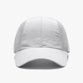 Hellgraue schnelltrocknende Baseballkappe mit atmungsaktivem Mesh und SPORT-Stickerei - Hellgrau