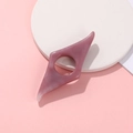 Supporto per libri in resina rosa per lettura facilitata con texture effetto marmo - Viola Medio