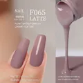 Vernis à ongles F065 latte violet, finis mat et brillant avec texture épaisse - F065 Latte