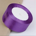 4cm purple satin silk ribbon roll for gift wrapping and DIY crafts wedding decor - Purple (46#)
