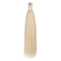 Extension de cheveux Easy Braid dorée ondulée avec texture bouclée et étiquette blanche - Blond Platine (FR 613#)