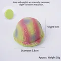 Jouet de crème glacée en PU rose et violet à montée lente avec texture douce - 5.8cm Vert Rose Double Couleur Glace