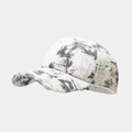 Casquette de baseball tie-dye vintage avec détails déchirés et motif marbre - Réglable / 4# Noir Blanc Gris Marbre Tie-Dye