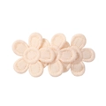 Single beige embroidered sunflower hair clip for kids with soft fabric floral petals - Beige