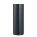 Deep charcoal 20oz sublimation tumbler with matte frosted finish and thermal insulation - 20oz / Black