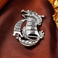 Antik Silbernes Drachenboot