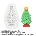 Molde de silicona árbol de Navidad con producto terminado para chocolate y repostería - Estilo 4 (B469) / Gris