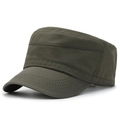 Cappello stile militare verde esercito traspirante e a asciugatura rapida per outdoor - Regolabile / Verde Militare