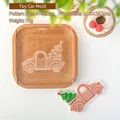Christmas truck acrylic fondant mold with tree design for DIY holiday baking decoration - Car Stamp