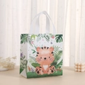 Waterproof non-woven gift bag featuring a cute orange tiger print for party favors - 2010-3 Tiger