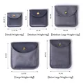 Velvet jewelry pouch size chart showing five dimensions with exact weights in grams - Grey (Velvet) / 6.5*6.5cm