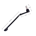 Black dual-purpose espresso machine cleaning brush with scoop and nylon bristles - Black With Black
