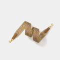 Largeur 5cm Longueur 80cm / Sangle Marron Boucle Dorée