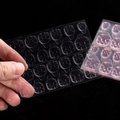 Transparent high-viscosity double-sided jelly adhesive tabs for press-on nails - SGNY003 Pink Jelly Glue for Fingers (Foldable)