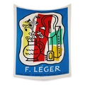 Bohemian tapestry featuring Fernand Léger cubist art for modern wall decor - Cx202211 / 73X95CM (Brushed Fabric)