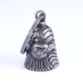 Vintage eagle guardian bell keychain with American flag patterns in retro silver finish - Retro Silver (Pendant + Keychain)