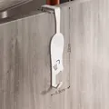 Über-Tür-Haken aus Metall im Katzen-Design, Cremeweiß, für Schränke und Räume - Modell C Katze / Creme