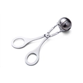 Formatore per polpette in acciaio inossidabile argento con impugnatura a forbice - Acciaio inossidabile / Clip per polpette in acciaio inossidabile - Grande