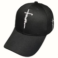 Faith / Black With White Faith Embroidery