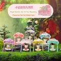 Nine-tailed fox theme blind box figure on lotus base with sparkling cloud support - -451 Ten Miles Of Peach Blossoms Nine-tailed Fox Set 6 / Random 1pc