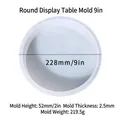 9-inch round silicone mold for DIY resin tables with 228mm diameter and 52mm height - Round Table Mold 9in