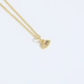 Golden Tree of Life necklace with vibrant multicolored gemstones on a white background - Eyelash Eye