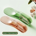 Set of amber and dark green mattress tucking tools with ergonomic grip for bedding - 2PCS / Dark Green/Amber