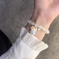 S023-kt Cat Glass Bracelet #sz203