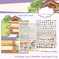 DIY 3D Magic Forest scrapbooking stickers with PET material and scene card decorations - Yuxian 3.0 Forest