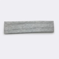 Elastic gray cotton blend sports headband for men and women running and fitness - Heather Grey